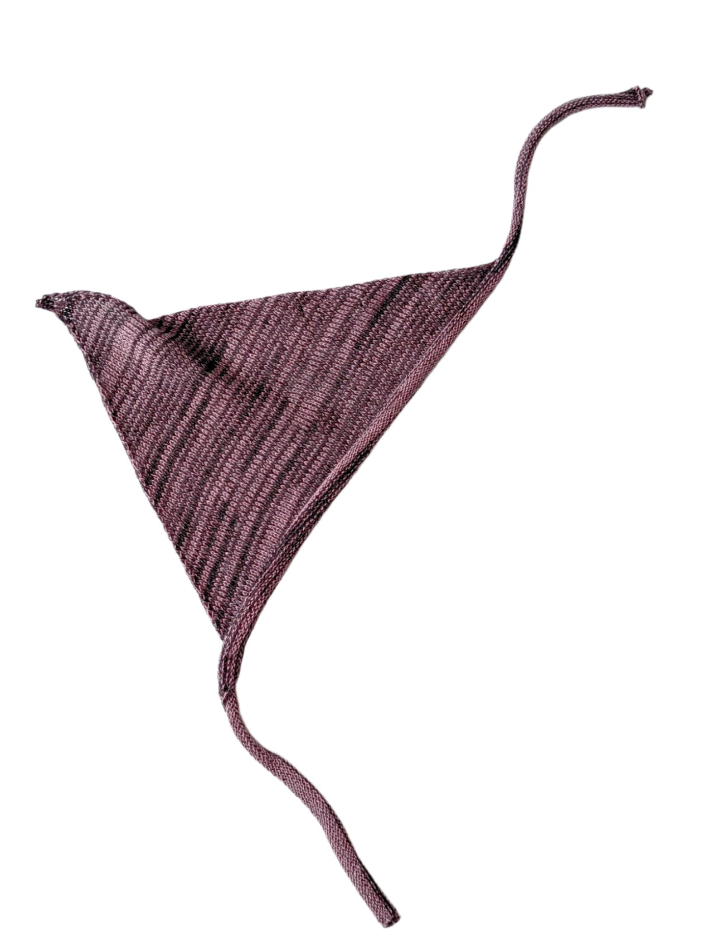 Knit Kerchief in Purple Marle - heyzoemay