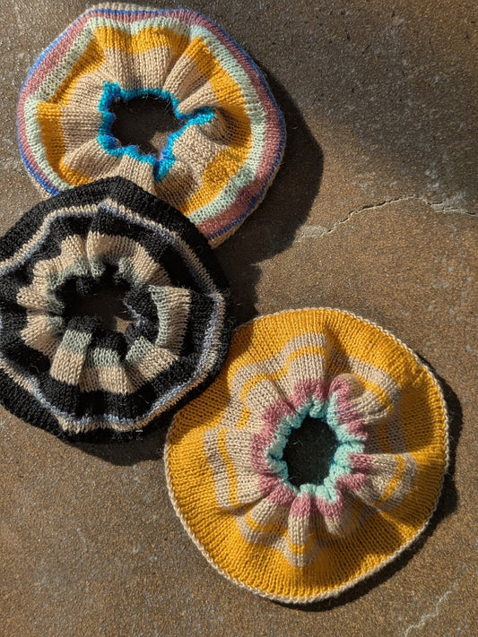 Wool Knit Scrunchie - heyzoemay