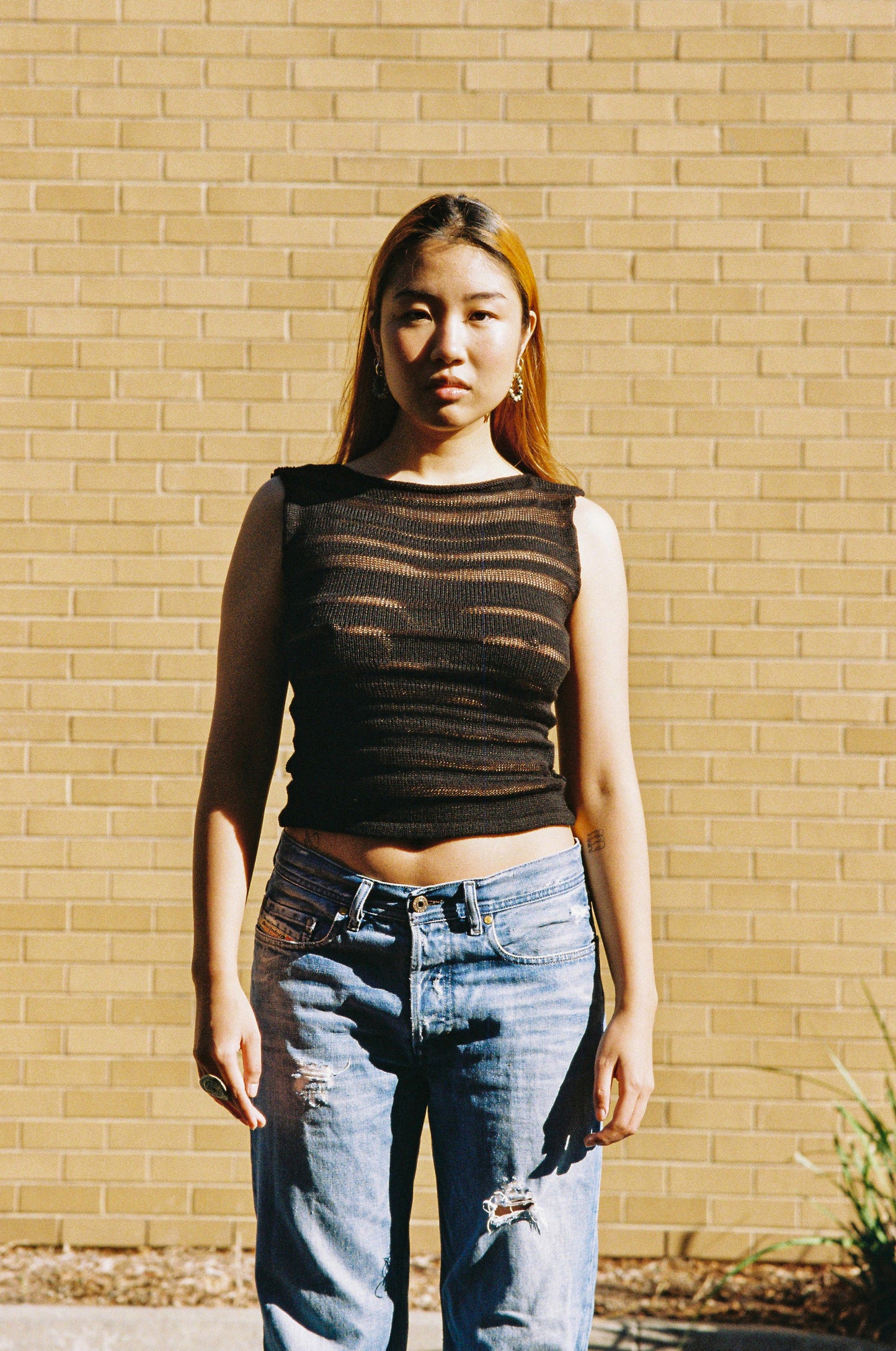 Soft Fade Tank in Black