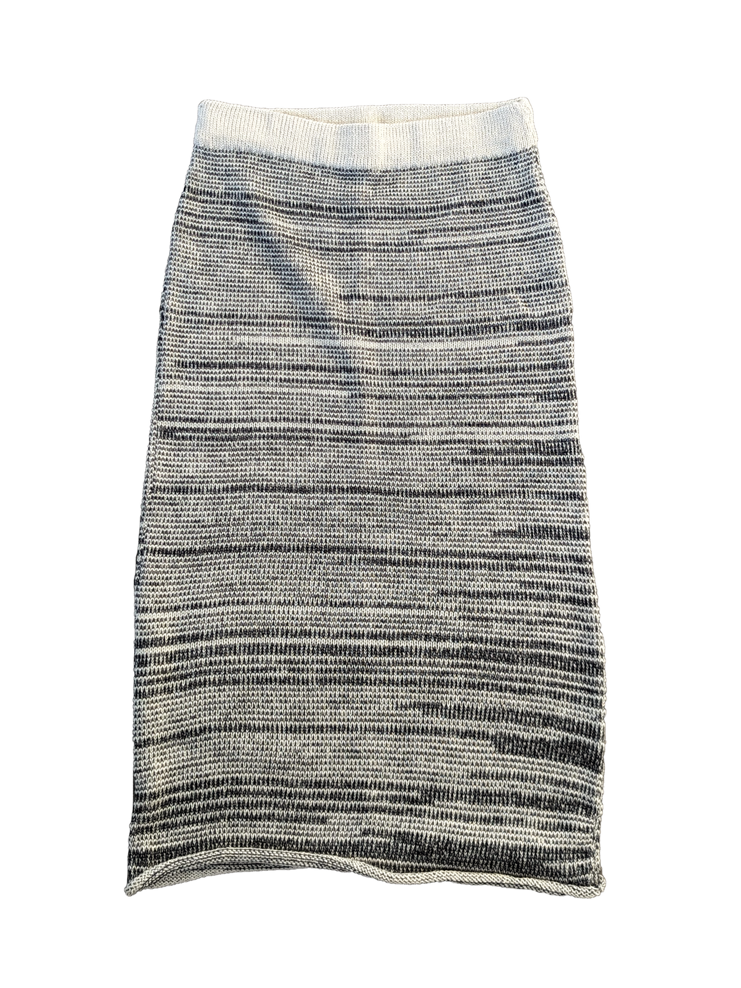 Knit Midi Skirt in Grey Marle - heyzoemay