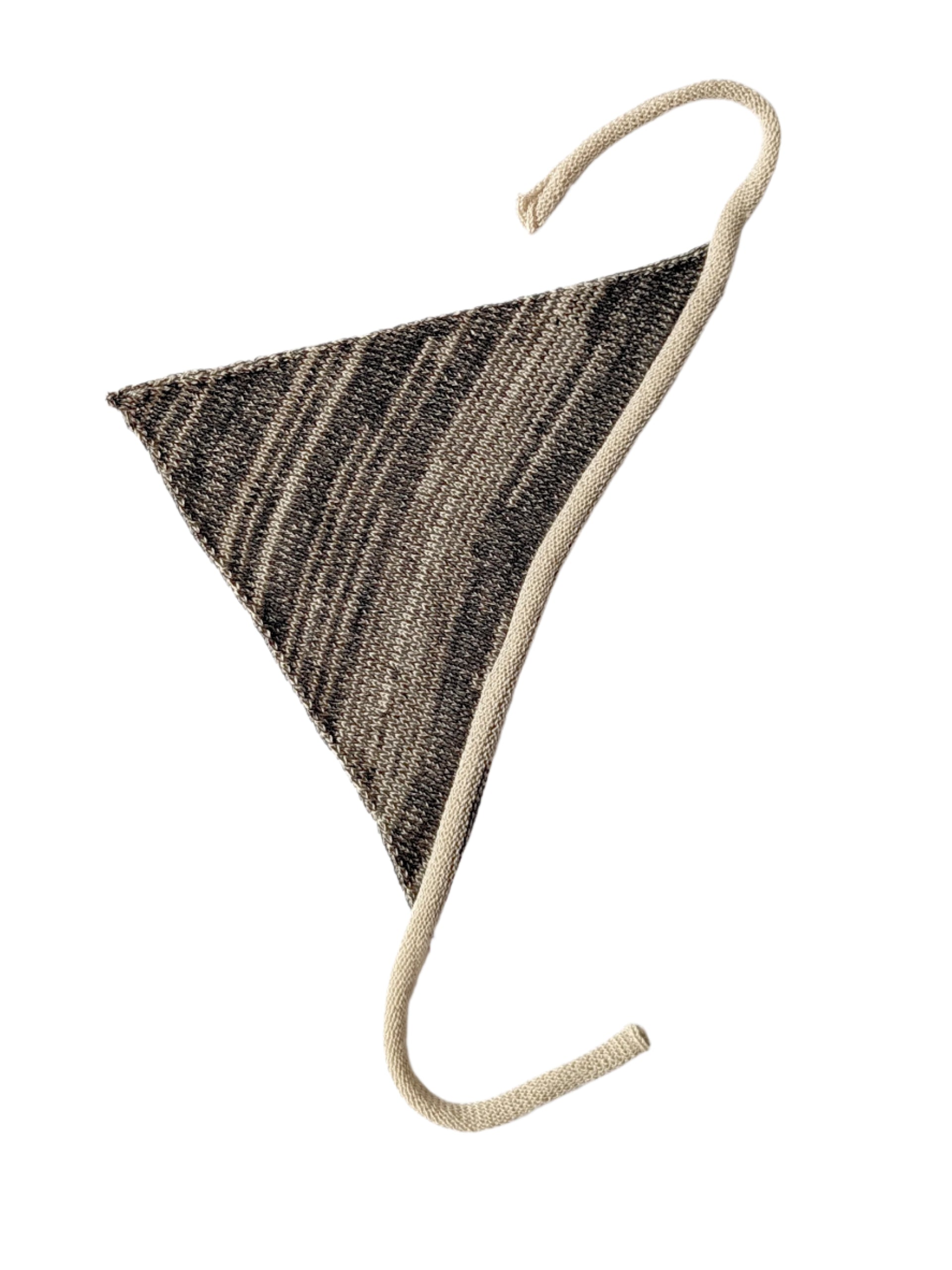 Knit Kerchief in Grey Marle - heyzoemay