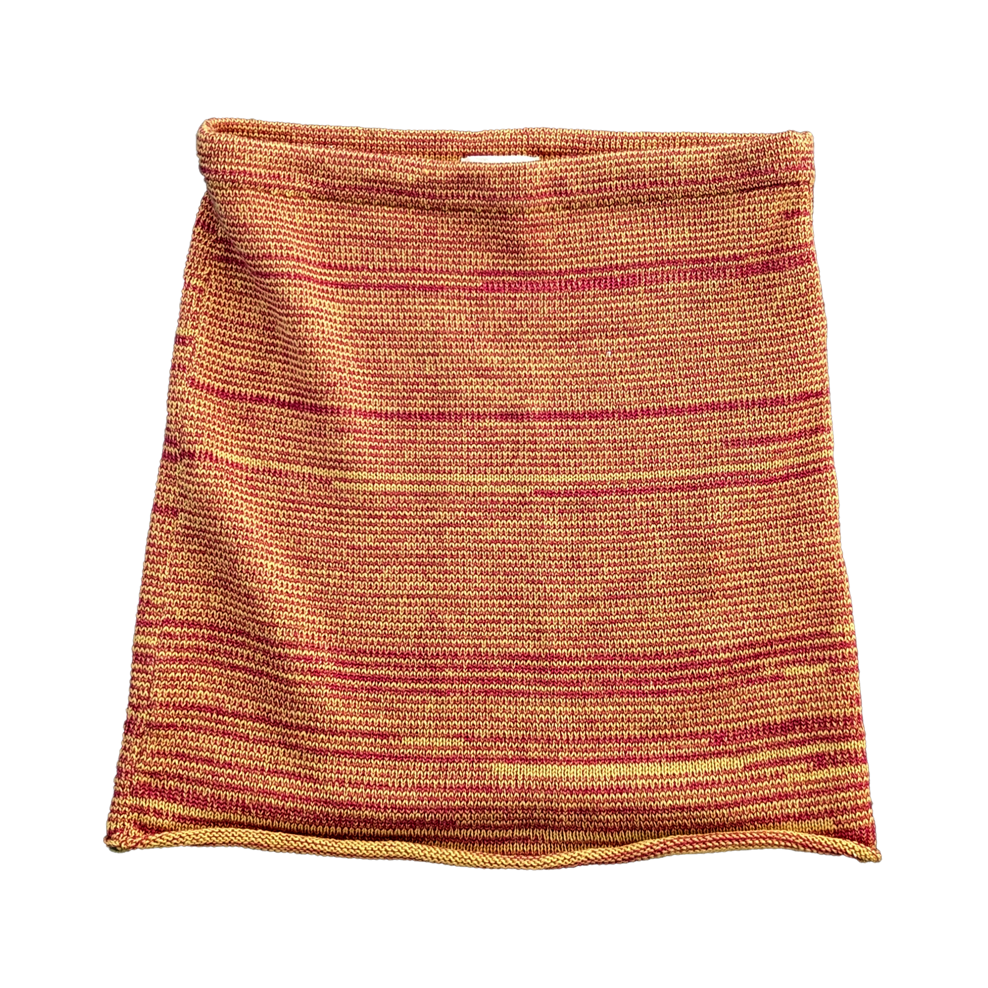 Knit Mini Skirt in Citrus - heyzoemay