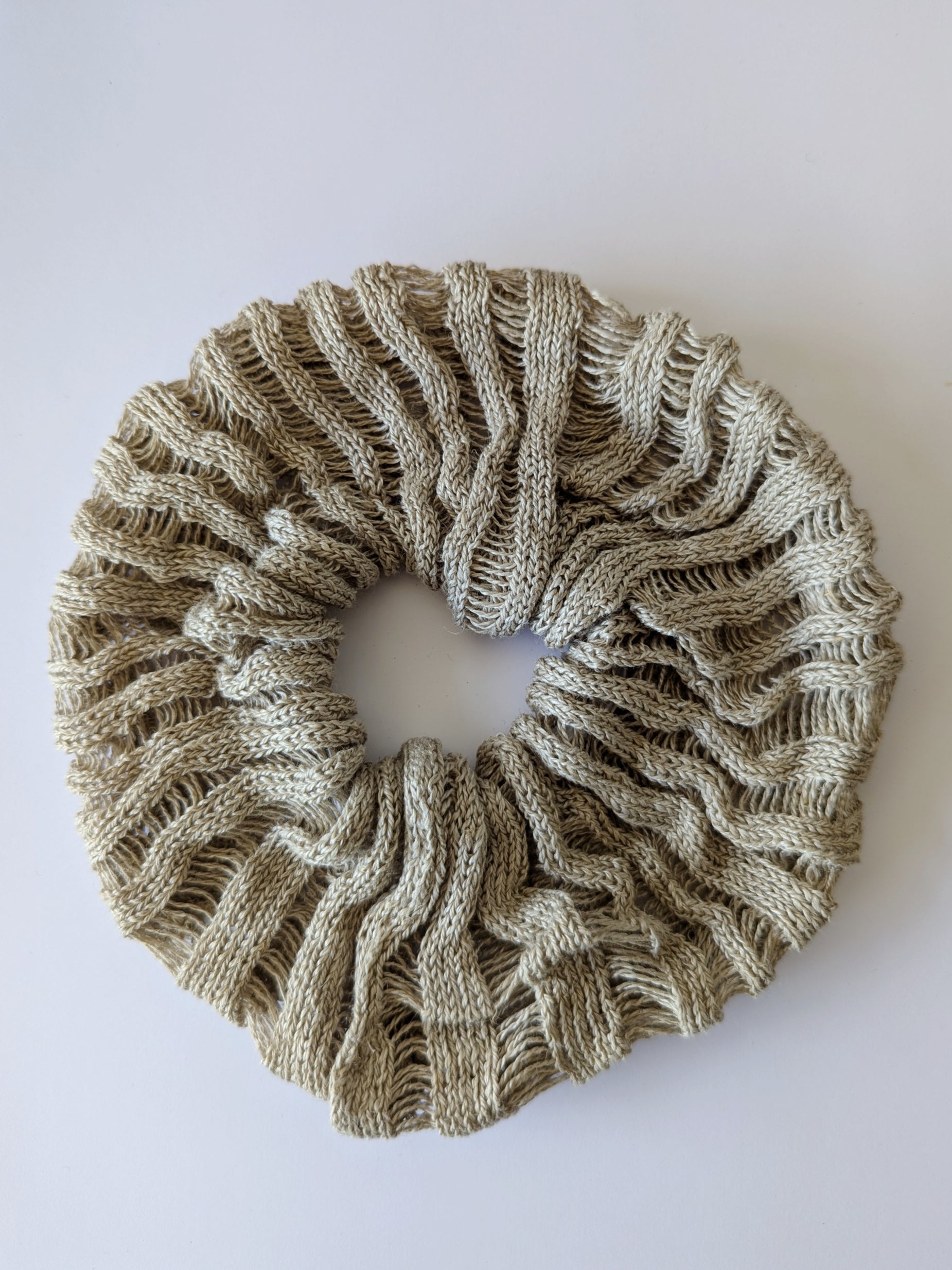 Roan (Undyed) Linen Scrunchie - heyzoemay