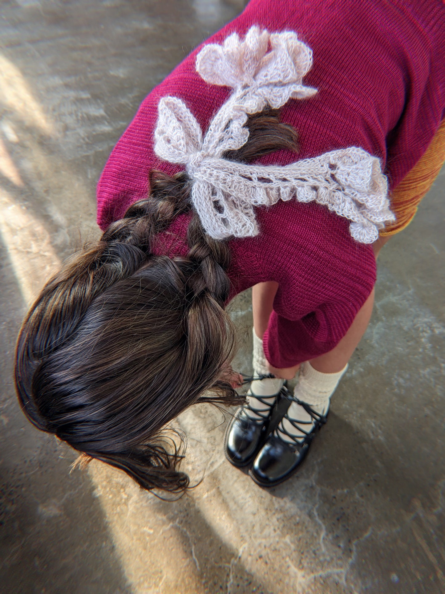Hyperbolic Crochet Bow - heyzoemay