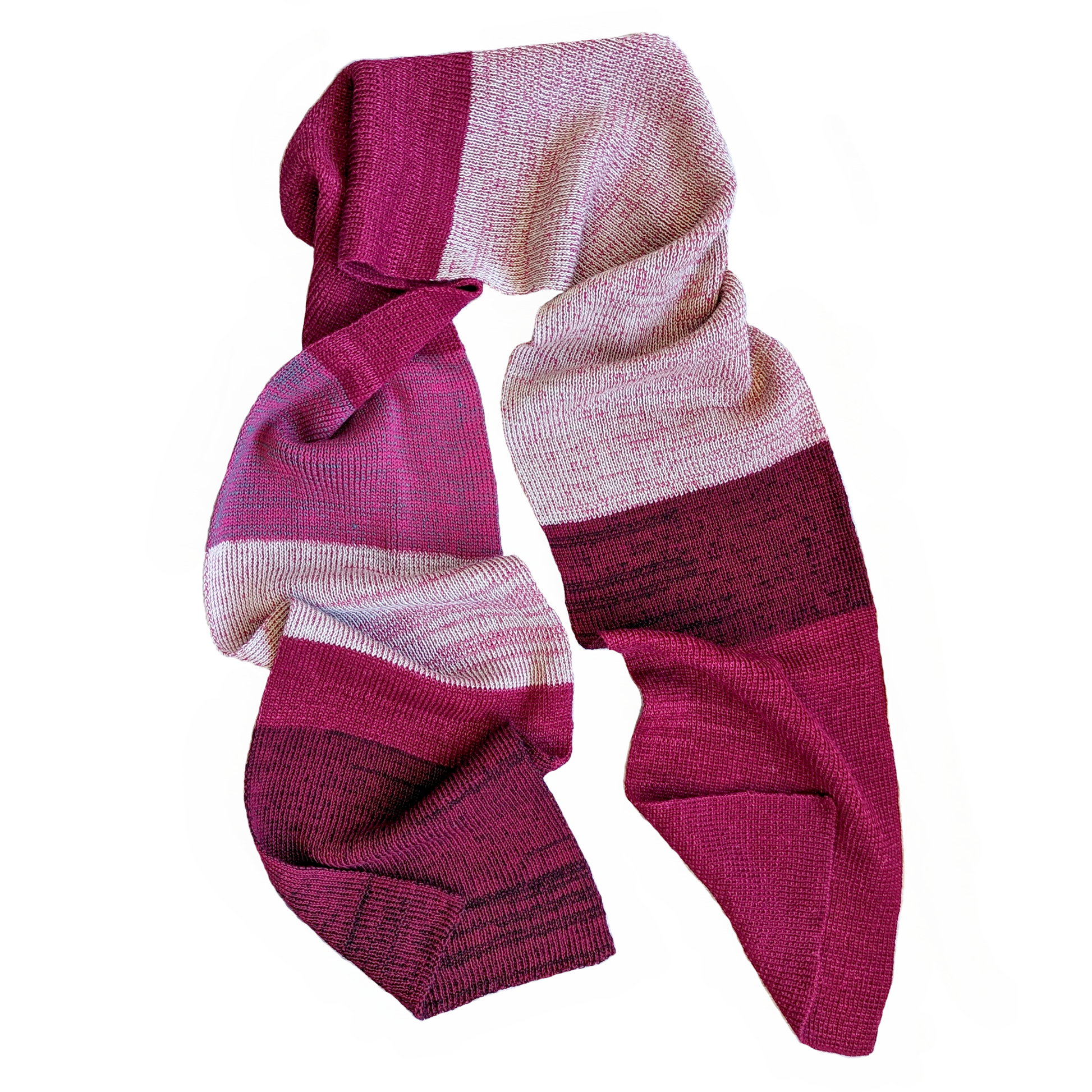 Classic Ribbed Knit Scarf in Ruby - heyzoemay