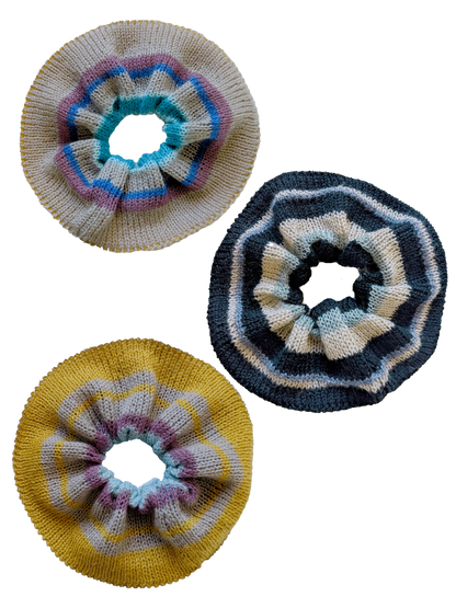 Wool Knit Scrunchie - heyzoemay