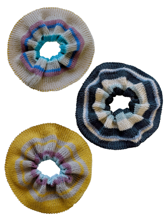 Wool Knit Scrunchie - heyzoemay