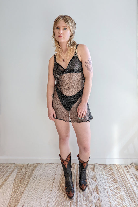 super sheer slip dress *made to order* - heyzoemay