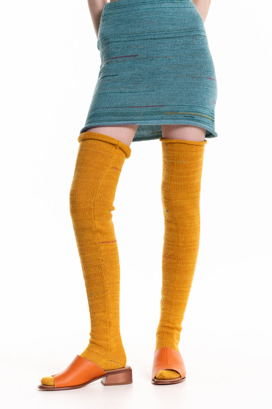 Knit Thigh High Socks - heyzoemay